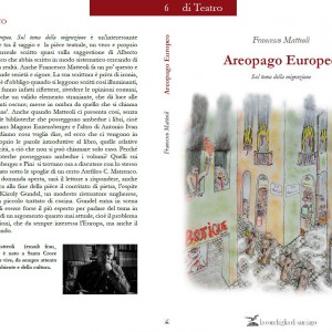 Areopago Europeo - presentazione