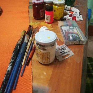 laboratorio di pittura