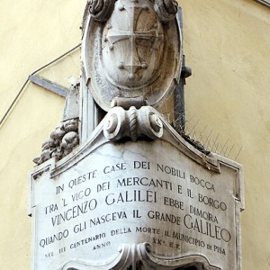 I luoghi di Galileo Galilei a Pisa